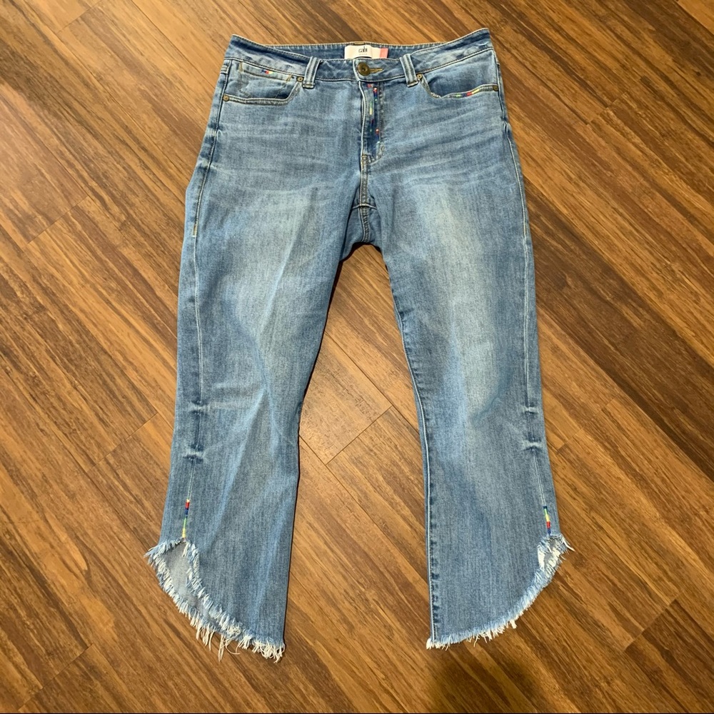 cabi High Straight, cropped and customized!